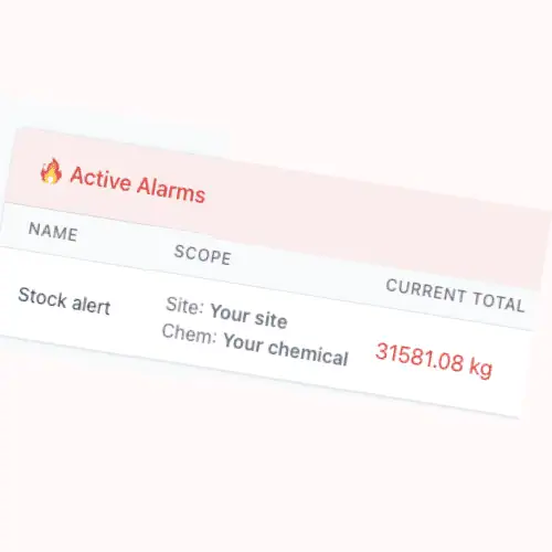 PocketBulk Alarm and Threshold Configuration UI